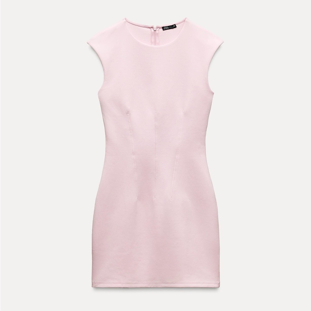 Brand New Zara Interlock Pink Dress